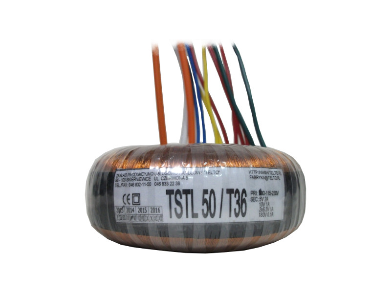 Transformator TSTL  50/T36 0-115-230/180V, 10V, 6.3V, 6.3V, 5V